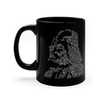 "Vader" in Binary - Black mug 11oz