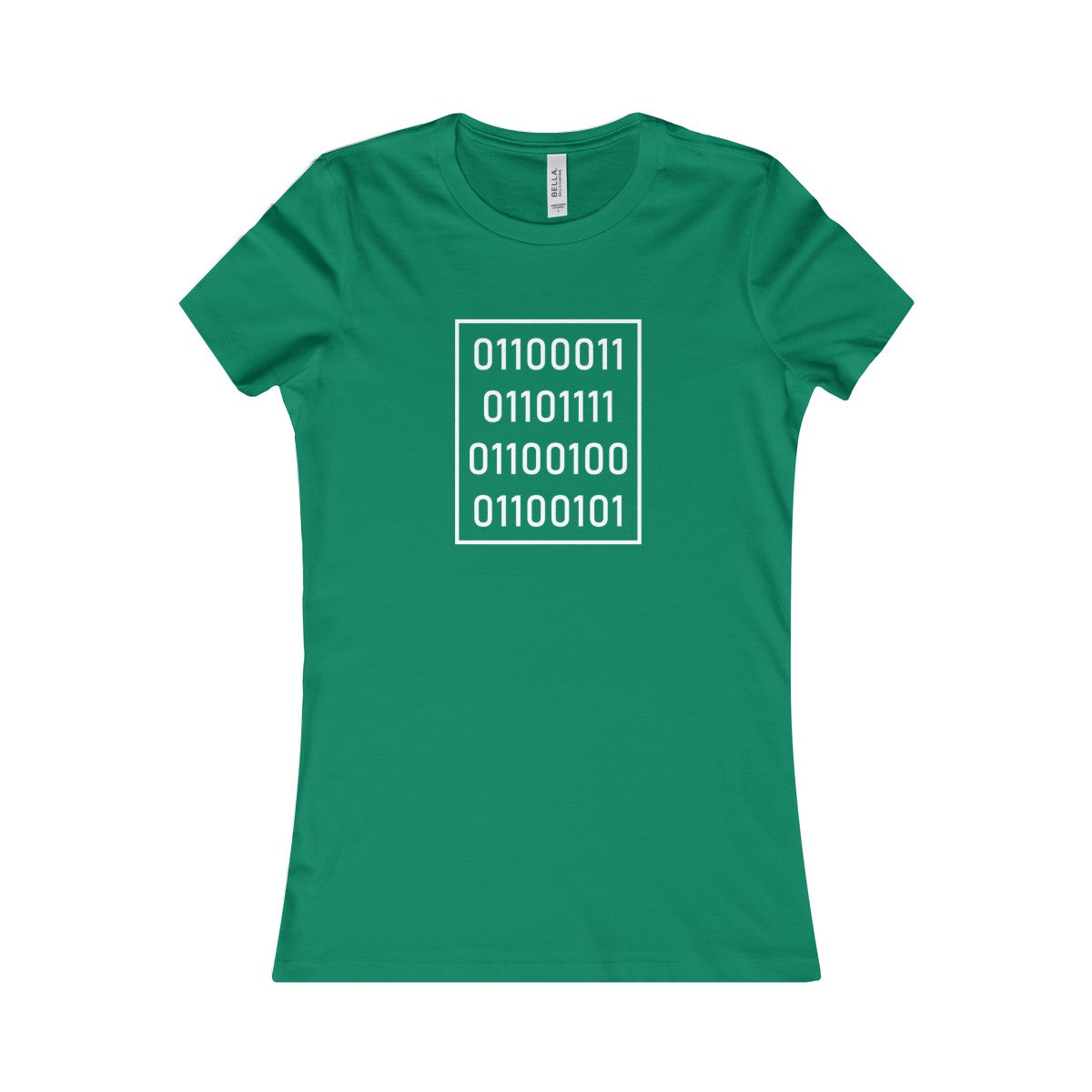 "Code" in Binary - Women's Favorite Style Tee