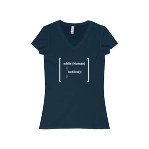 Be Kind - Women's Premium V-Neck Tee