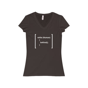 Be Kind - Women's Premium V-Neck Tee