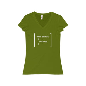 Be Kind - Women's Premium V-Neck Tee