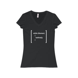 Be Kind - Women's Premium V-Neck Tee