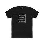 "Code" in Binary - Men's Premium Tee