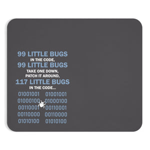 117 Little Bugs In The Code - Mousepad