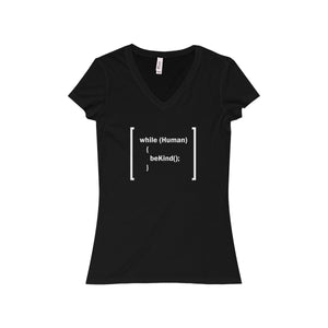 Be Kind - Women's Premium V-Neck Tee