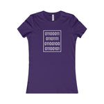 "Code" in Binary - Women's Favorite Style Tee