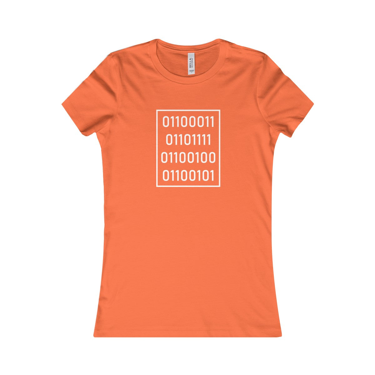 "Code" in Binary - Women's Favorite Style Tee