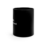 Error 404: Cares Not Found - Black mug 11oz