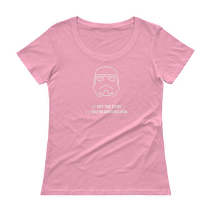 Not The Code You're Looking For - Ladies' Scoopneck T-Shirt