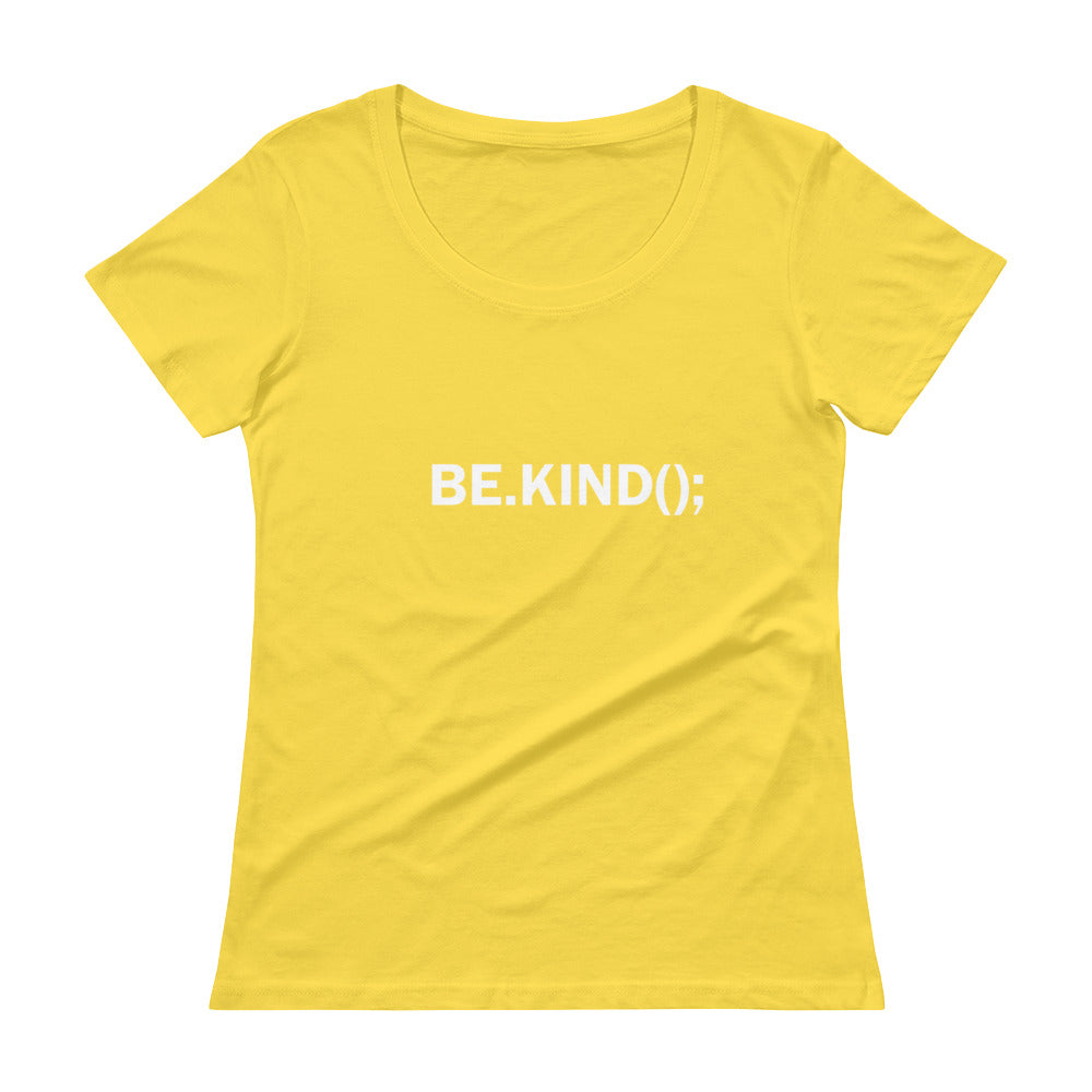 Be Kind - Ladies' Scoopneck T-Shirt