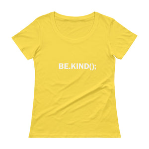 Be Kind - Ladies' Scoopneck T-Shirt