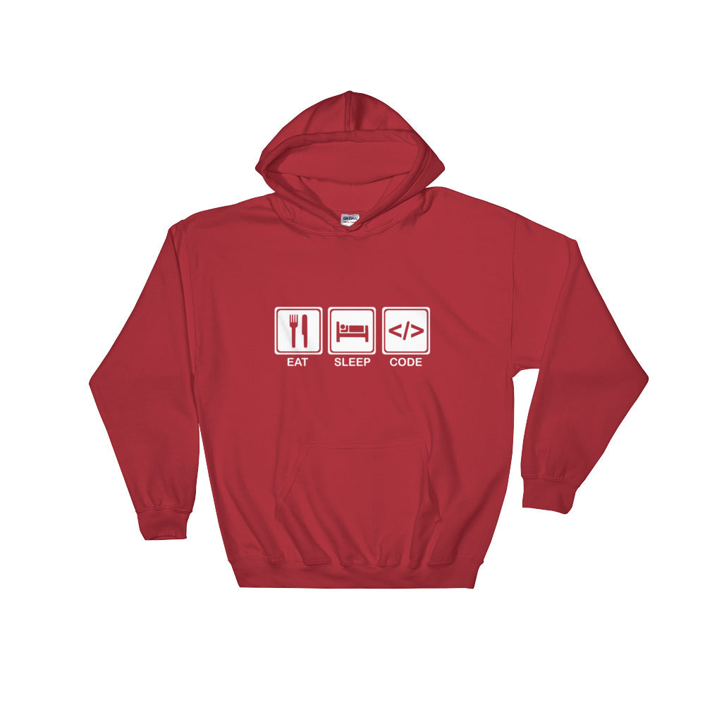 Eat, Sleep, Code - Hooded Sweatshirt