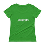 Be Kind - Ladies' Scoopneck T-Shirt