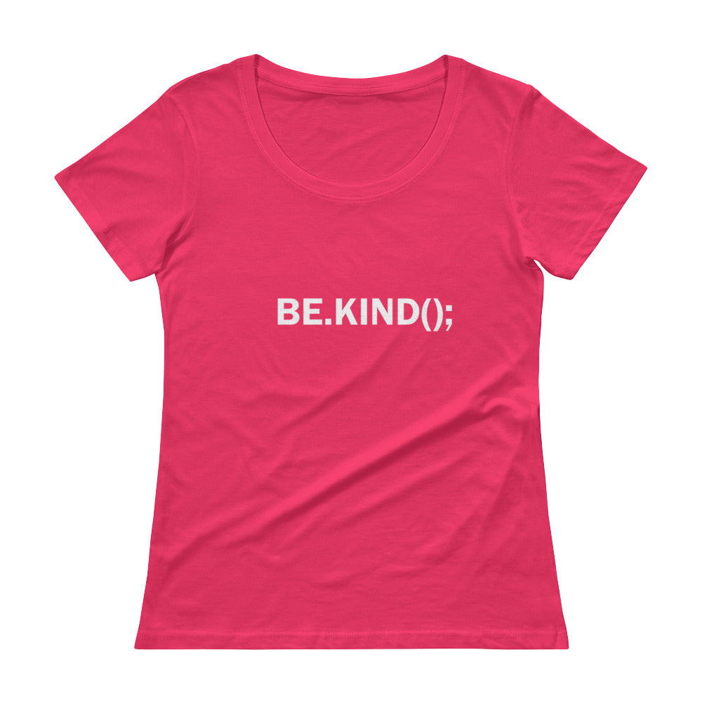 Be Kind - Ladies' Scoopneck T-Shirt