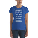 "Genius" in Binary - Women's Premium Fitted T-Shirt