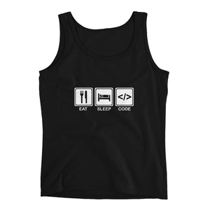 Eat | Sleep | Code - Ladies' Tank