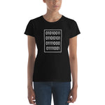 "Sexy" in Binary - Women's Premium Fitted T-shirt