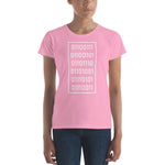 "Genius" in Binary - Women's Premium Fitted T-Shirt