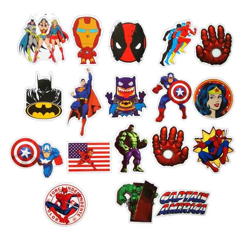 50pcs Superhero Stickerbomb