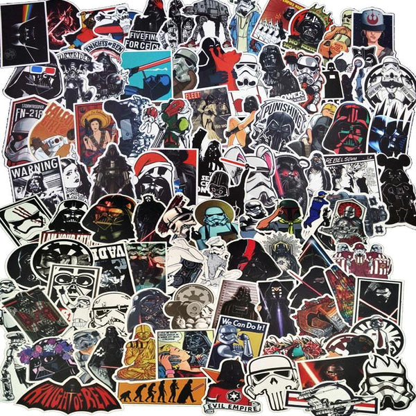 100pcs Star Wars Stickerbomb – ID10Tees