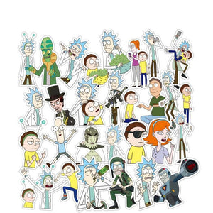 100pcs Rick and Morty Stickerbomb