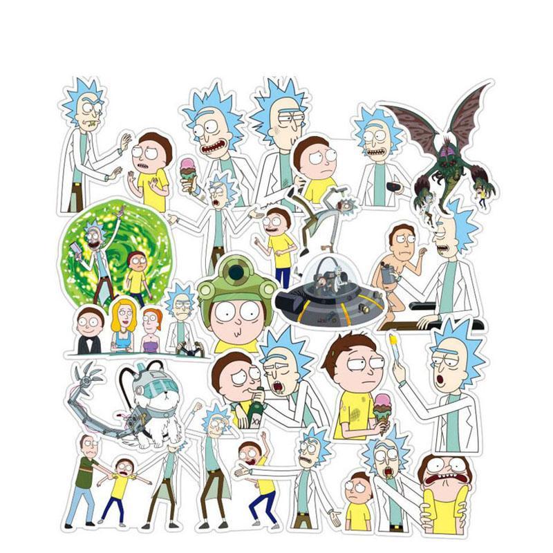 100pcs Rick and Morty Stickerbomb