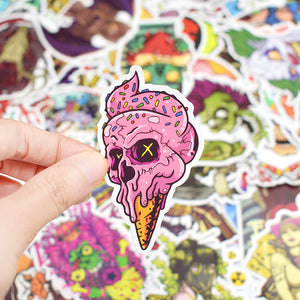 100 pcs Horror Stickerbomb