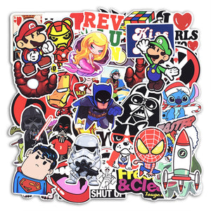 100 pcs Cartoons Mixed Stickerbomb