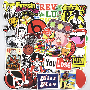 100 pcs Cartoons Mixed Stickerbomb